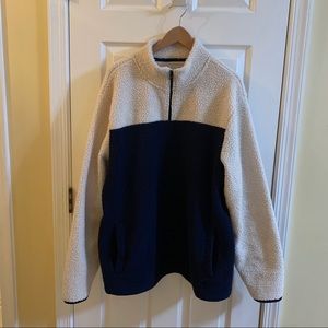 Old Navy Colorblock Quarter-Zip Sweater